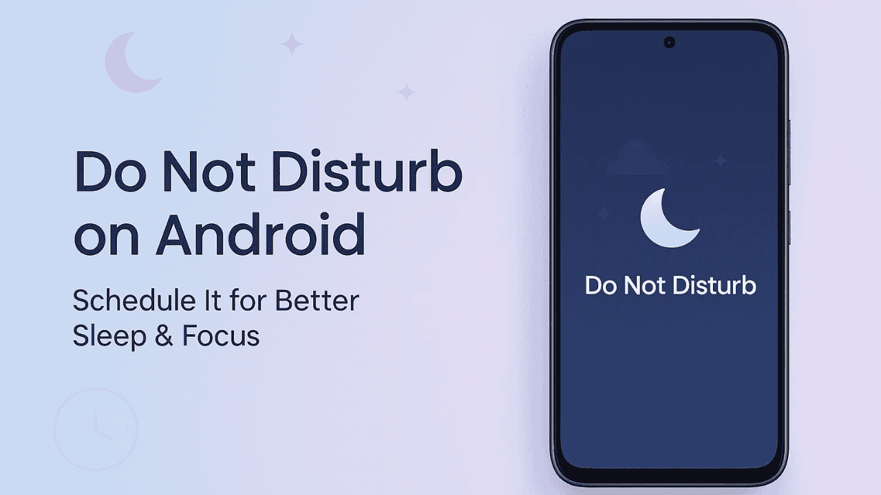 How to Schedule Do Not Disturb on Android for Better Sleep & Focus