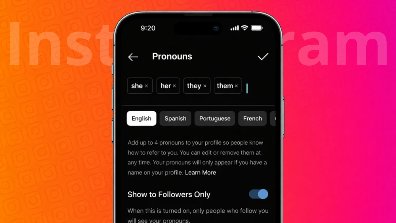 How to Add Pronouns to Your Instagram Profile