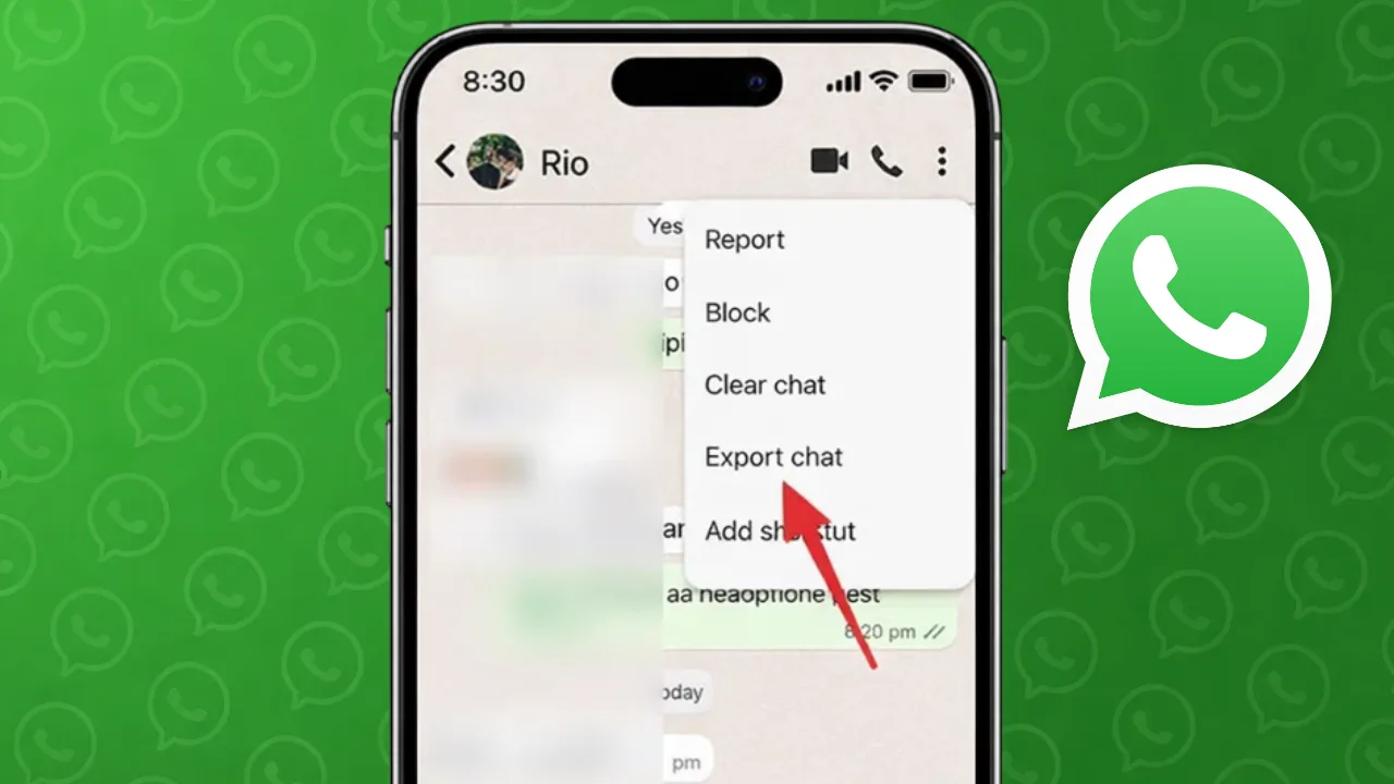 How to Save a WhatsApp Conversation as a File With or Without Media