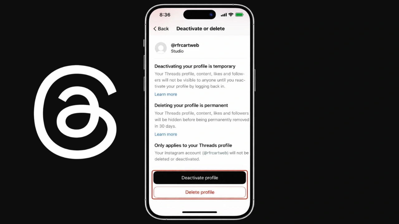 How to Remove Your Threads Profile Without Deleting Your Instagram Account