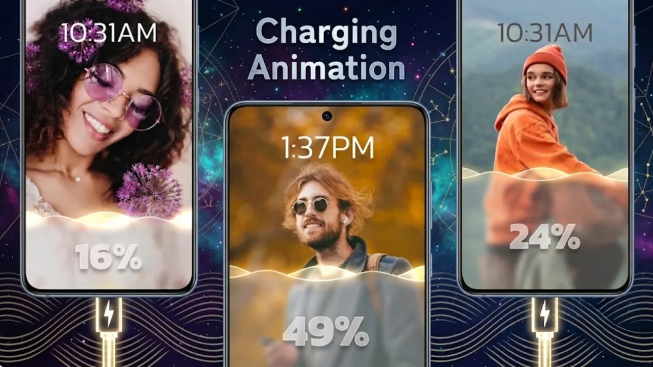 Customize Your Android Charging Screen With Battery Charging Animation 4K