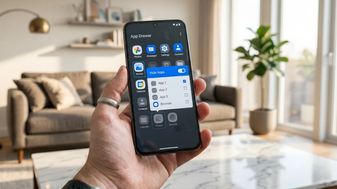 How to Hide Apps on Any Android Phone Without Installing Any App
