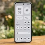 Nothing OS 5.0 update interface shown on a Nothing smartphone with new software features