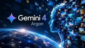 Google Gemini 4 Argon AI model shown on a laptop screen